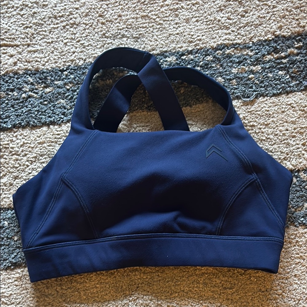Oner Active Blue Sports Bra Moisture-Wicking Racerback